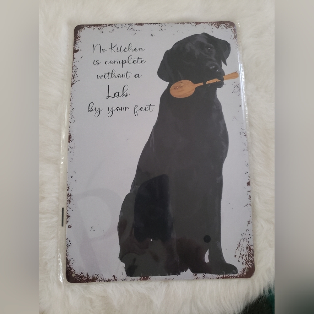 NWT Lab Tin Sign